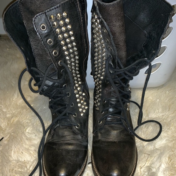 Steve Madden Combat Boots - Picture 2 of 4